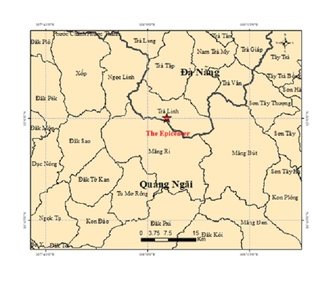 Chưa đầy 3 giờ đồng hồ, xã miền núi ở Đà Nẵng xảy ra 4 trận động đất